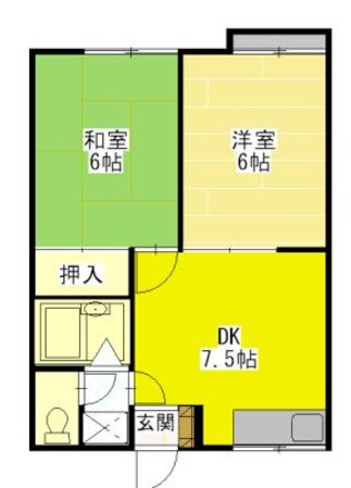 コーポベガの物件間取画像